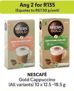 Makro NESCAFÉ Gold Cappuccino offer