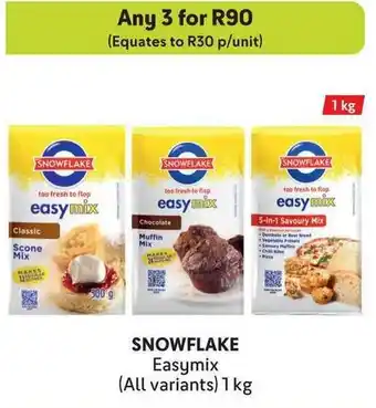 Makro SNOWFLAKE Easymix offer