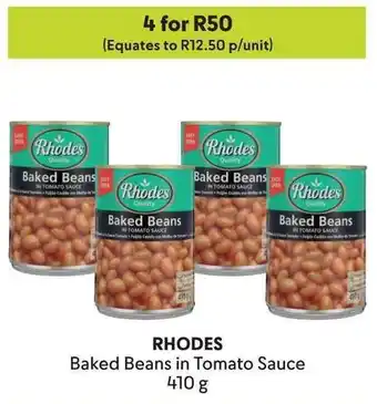 Makro RHODES Baked Beans in Tomato Sauce offer