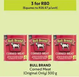 Makro BULL BRAND Corned Meat (Original Only) offer