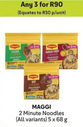 Makro MAGGI 2 Minute Noodles offer