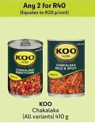 Makro KOO Chakalaka offer