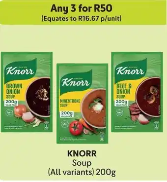 Makro KNORR Soup offer