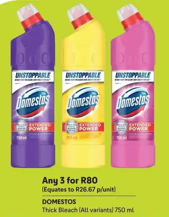 Makro DOMESTOS Thick Bleach offer