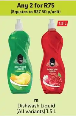 Makro m Dishwash Liquid offer