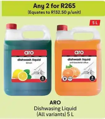 Makro ARO Dishwasing Liquid offer