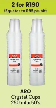 Makro ARO Crystal Cups offer