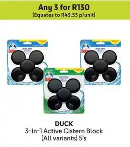 Makro DUCK 3-In-1 Active Cistern Block offer