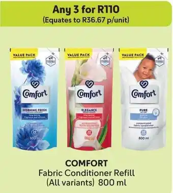 Makro COMFORT Fabric Conditioner Refill offer