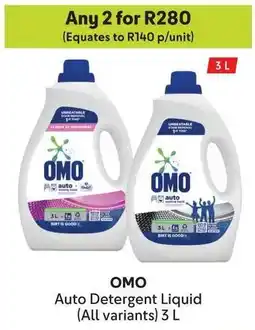 Makro OMO Auto Detergent Liquid offer