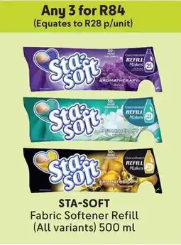 Makro STA-SOFT Fabric Softener Refill offer