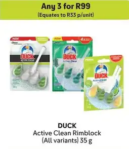 Makro DUCK Active Clean Rimblock offer