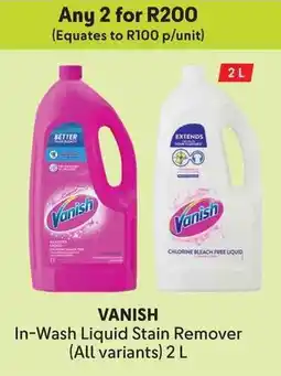 Makro VANISH In-Wash Liquid Stain Remover offer