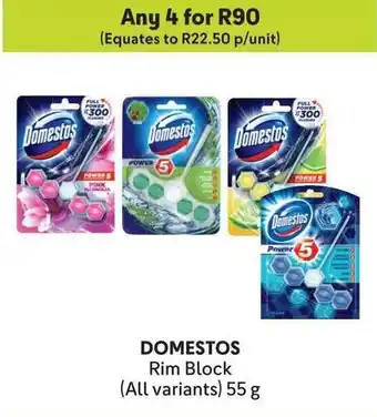 Makro DOMESTOS Rim Block offer