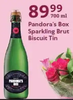 Oxford Freshmarket Pandora's Box Sparkling Brut Biscuit Tin offer