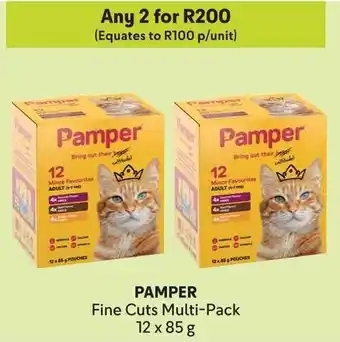 Makro PAMPER Fine Cuts Multi-Pack offer