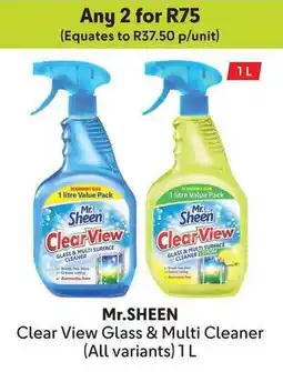 Makro Mr.SHEEN Clear View Glass & Multi Cleaner offer