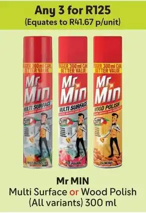 Makro Mr MIN Multi Surface or Wood Polish offer