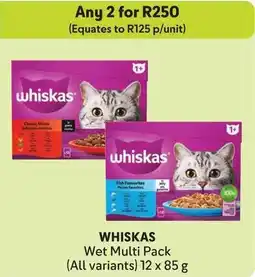 Makro WHISKAS Wet Multi Pack offer