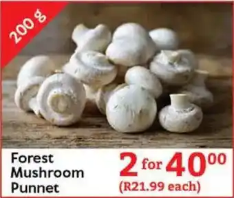 Oxford Freshmarket Forest Mushroom Punnet offer