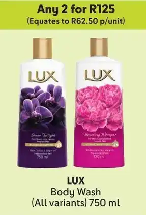 Makro LUX Body Wash offer