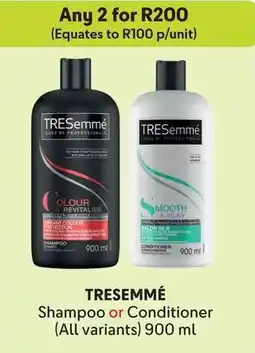 Makro TRESEMMÉ Shampoo or Conditioner offer