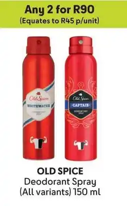 Makro OLD SPICE Deodorant Spray offer