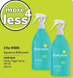 Makro EVERYSUN Family Trigger Spray SPF 50 offer