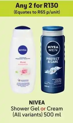 Makro NIVEA Shower Gel or Cream offer