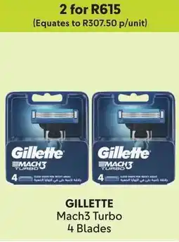 Makro GILLETTE Mach3 Turbo 4 Blades offer