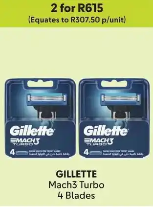 Makro GILLETTE Mach3 Turbo 4 Blades offer