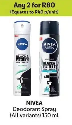 Makro NIVEA Deodorant Spray offer