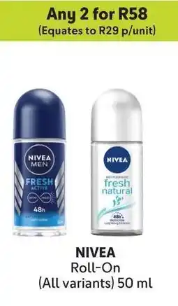 Makro NIVEA Roll-On offer