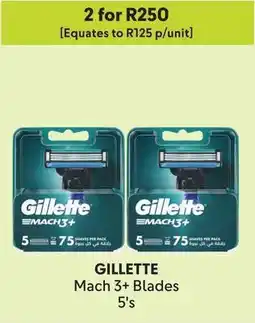 Makro GILLETTE Mach 3+ Blades offer