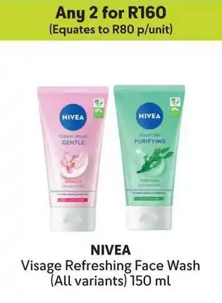 Makro NIVEA Visage Refreshing Face Wash offer