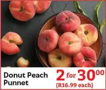 Oxford Freshmarket Donut Peach Punnet offer