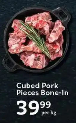 Oxford Freshmarket Cubed Pork Pieces Bone-In offer