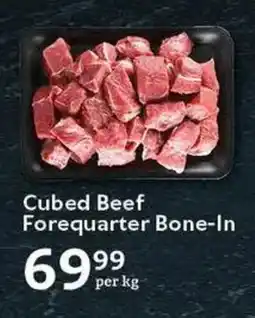 Oxford Freshmarket Cubed Beef Forequarter Bone-In offer