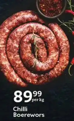 Oxford Freshmarket Chilli Boerewors offer