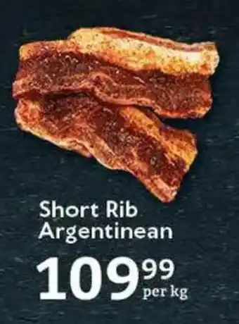 Oxford Freshmarket Short Rib Argentinean offer