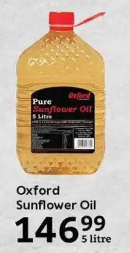 Oxford Freshmarket Oxford Sunflower Oil offer