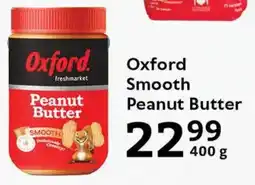 Oxford Freshmarket Oxford Smooth Peanut Butter offer