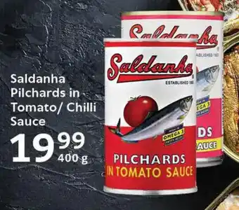 Oxford Freshmarket Saldanha Pilchards in Tomato/Chilli Sauce offer