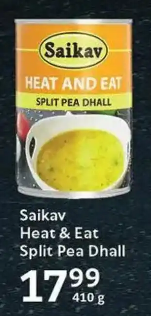 Oxford Freshmarket Saikav Heat & Eat Split Pea Dhall offer