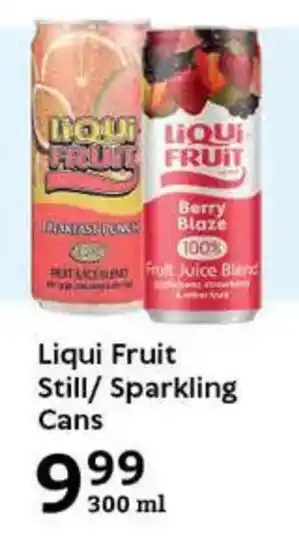 Oxford Freshmarket Liqui Fruit Still/ Sparkling Cans offer