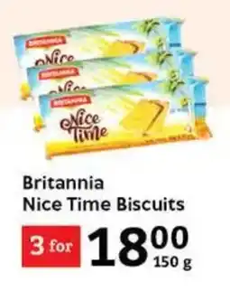 Oxford Freshmarket Britannia Nice Time Biscuits offer