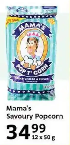 Oxford Freshmarket Mama's Savoury Popcorn offer