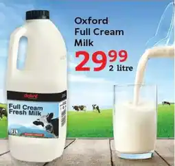 Oxford Freshmarket Oxford Full Cream Milk offer