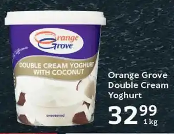 Oxford Freshmarket Orange Grove Double Cream Yoghurt offer