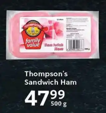 Oxford Freshmarket Thompson's Sandwich Ham offer